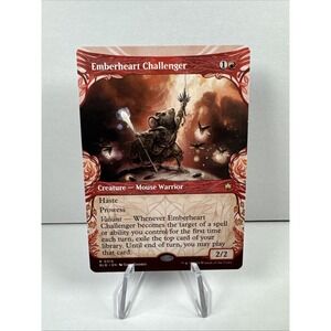 Emberheart Challenger BLB 0315 Showcase Full Art Rare MTG Bloomburrow LP